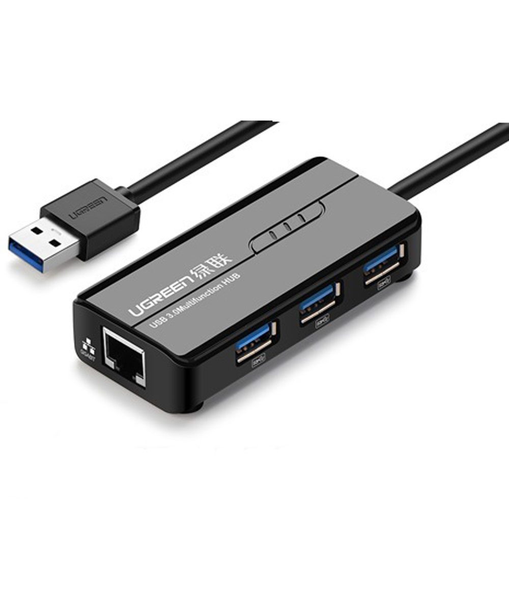 Bộ chia USB 3 Cổng 3.0 + Cổng Mạng Lan 100Mbps