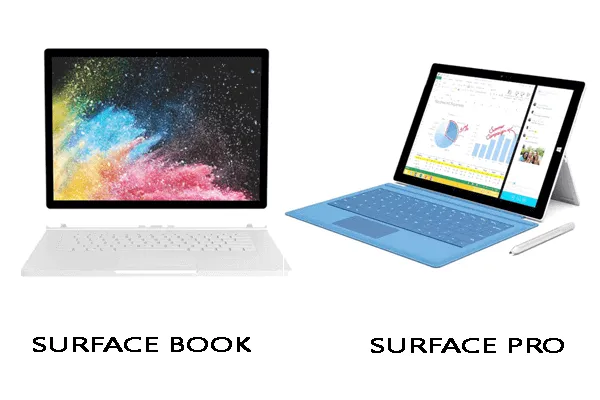 Surface Book và Surface Pro