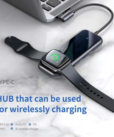 Hub chuyển đổi tích hợp sạc Apple Watch Baseus 6 in 1
